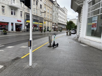 E-Scooter Landstraße - Goethestraße 