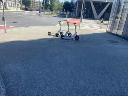 E-Scooter Kärntnerstraße - Volksgartenstraße 03072022