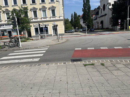 Querung Lissagasse mit ATAS