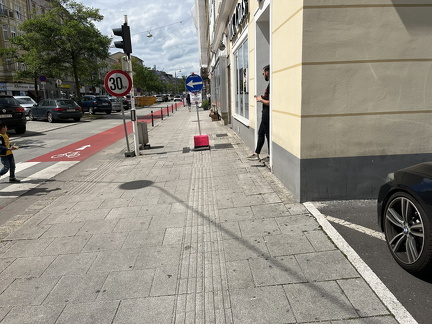 Ständer auf TBI Lissagasse